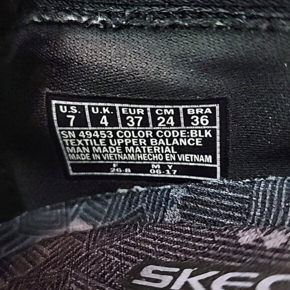 Skechers Relaxed Fit Air Cooled Bikers Witty Knit Ballet Textile Flat Shoes Sz 7 - Picture 15 of 15